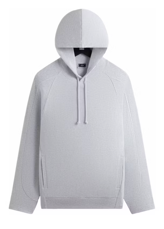 Kith Interlock Bleecker Hoodie Light Heather Grey BRAND NEW- Size Small Mens