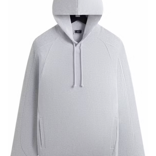 Kith Interlock Bleecker Hoodie Light Heather Grey BRAND NEW- Size Small Mens