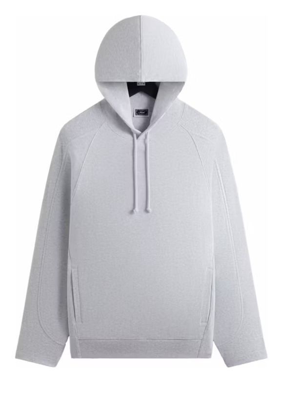 Kith Interlock Bleecker Hoodie Light Heather Grey BRAND NEW- Size Small Mens