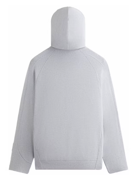 Kith Interlock Bleecker Hoodie Light Heather Grey BRAND NEW- Size Small Mens