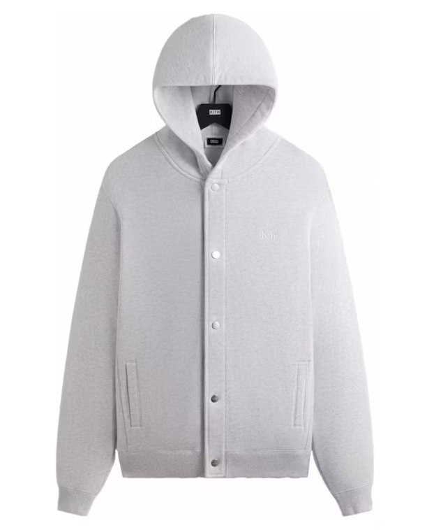 Kith Williams VI Hoodie Light Heather Grey - Size Small Mens BRAND NEW