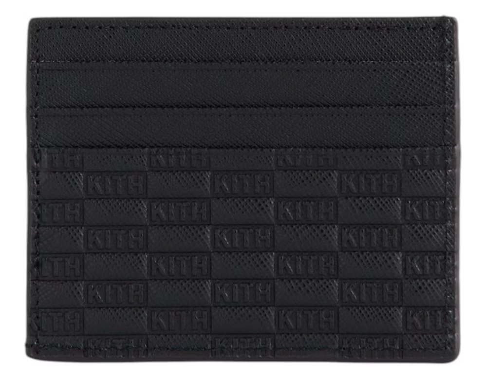 Kith x BMW Monogram Leather Card Holder Black BRAND NEW