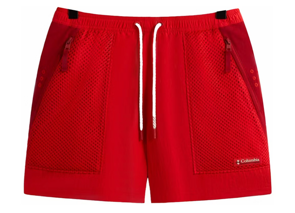 Kith x Columbia Wind Short Red Velvet Size Large BRAND NEW