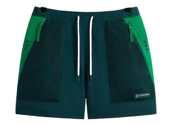 Kith x Columbia Wind Short Dark Green Size Large BRAND NEW