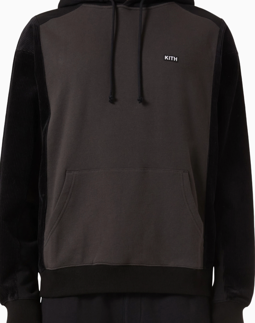 Kith Albany Mens Hoodie Black in Cotton Fleece Size Small BRAND NEW