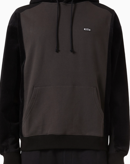 Kith Albany Mens Hoodie Black in Cotton Fleece Size Small BRAND NEW