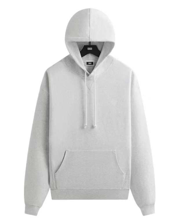 Kith Williams III Hoodie Light Heather Grey Size Small Mens (SS24) BRAND NEW