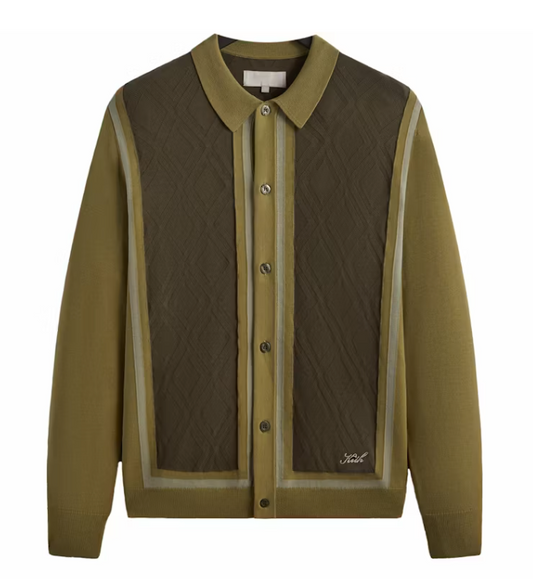 Kith Girard Cardigan - Green - Size Small Mens BRAND NEW
