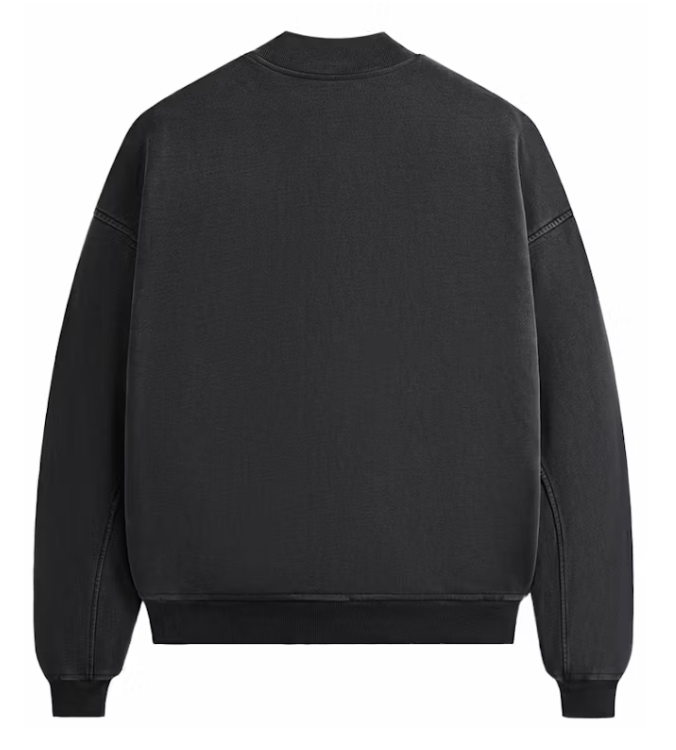 Kith Fleece Avery Bomber Jacket Black Size Small Mens BRAND NEW