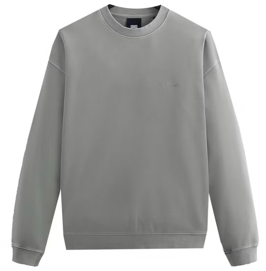 Kith Crystal Wash Interlock Vintage Crewneck Haze (FW23) Size Small Mens BRAND NEW