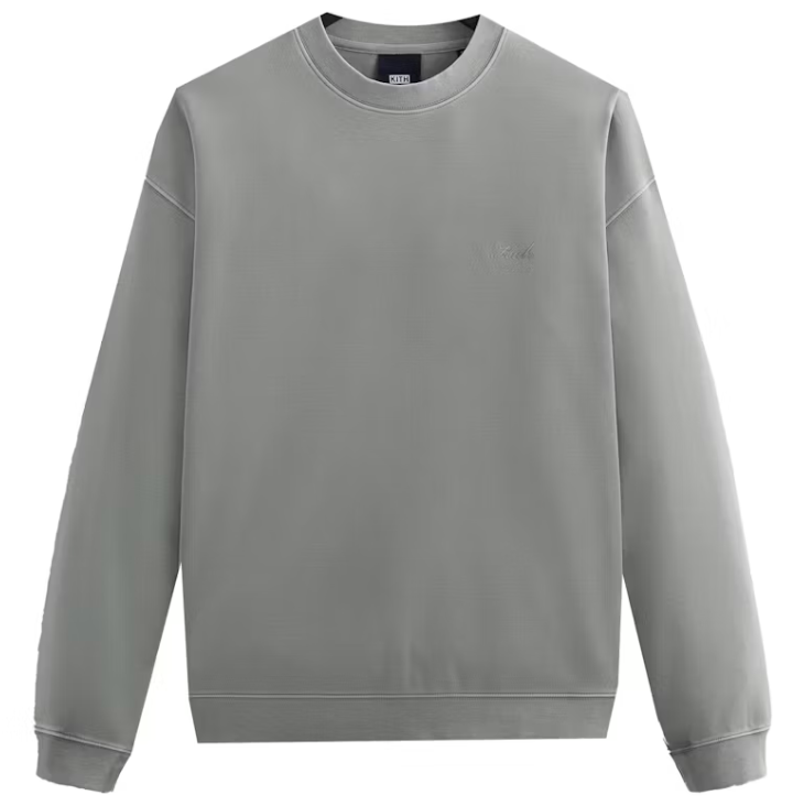 Kith Crystal Wash Interlock Vintage Crewneck Haze (FW23) Size Small Mens BRAND NEW