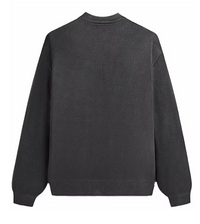 Kith Garment Dyed Lewis Sweater Battleship Grey (FW24) Size Small Mens BRAND NEW