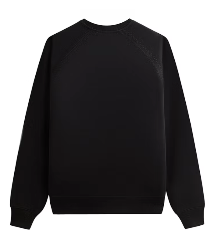 Kith Vale Raglan Crewneck Black (SS25) Size Small Mens BRAND NEW