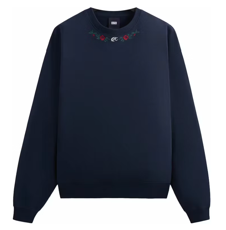 Kith Rose Nelson Crewneck Nocturnal (FW23) Size Small Mens BRAND NEW