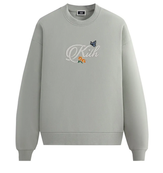 KITH Men's Script Nelson Crewneck - Breathe - Small BRAND NEW