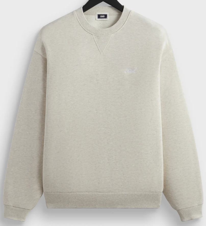 Kith Nelson Crewneck Beige/Khaki (SS24) Size Small Mens BRAND NEW