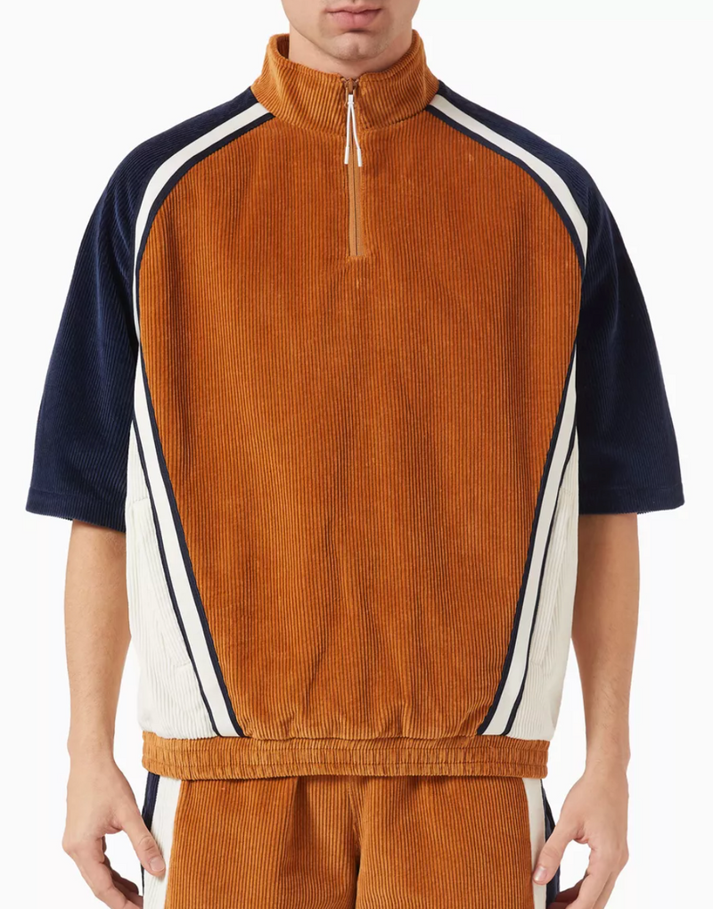 KITH Men's S/S Liden Retro Quarter Zip - Sanguine - Size Small BRAND NEW