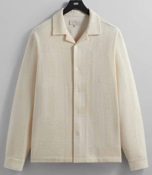 Kith Geometric Knit Cohen Shirt - Skill Size Small Mens BRAND NEW