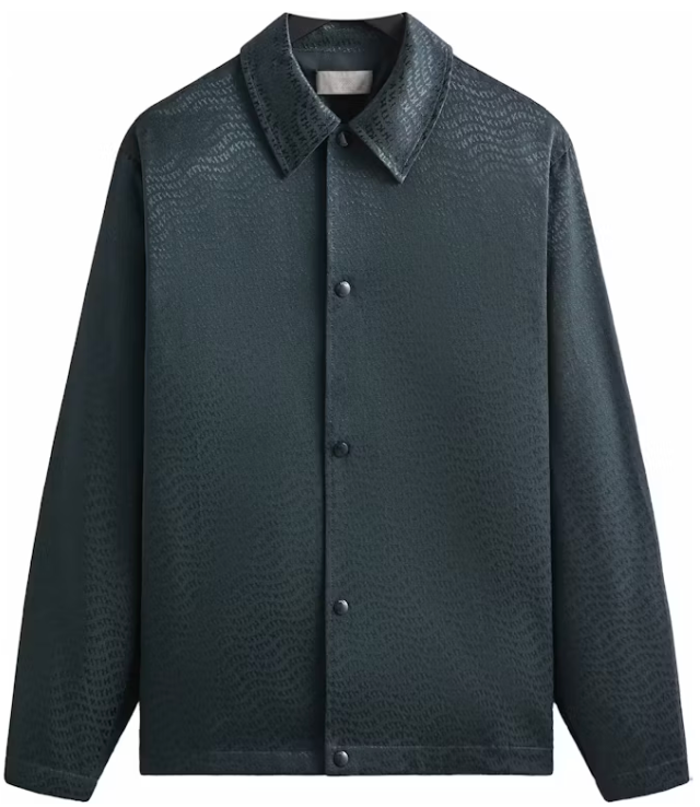 Kith Jacquard Faille Kieran Coaches Jacket - Machine Size Medium Mens BRAND NEW