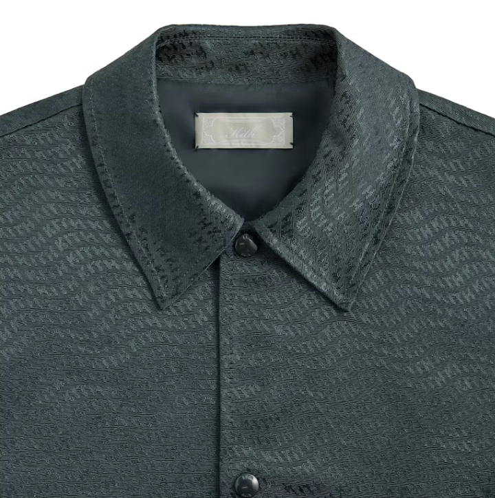 Kith Jacquard Faille Kieran Coaches Jacket - Machine Size Small Mens BRAND NEW
