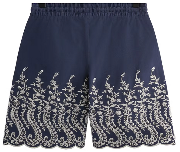 KITH Men's Floral Eyelet Lewis Short - Gulf - Size Small