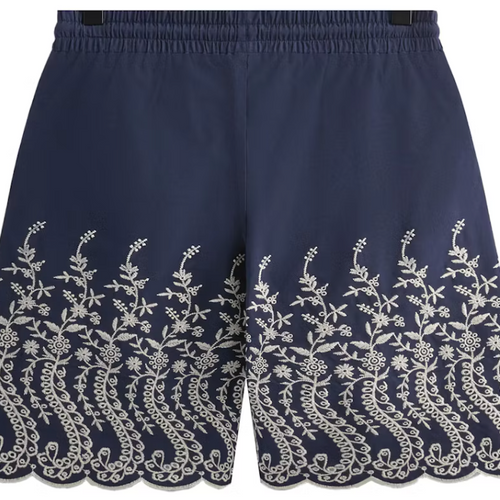 KITH Men's Floral Eyelet Lewis Short - Gulf - Size Medium