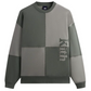 KITH Men's Multi-Panelled Nelson Crewneck - Grey/Green - Size Medium