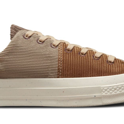 Converse Beyond Retro x Chuck 70 Low 'Upcycled Corduroy' Tan/Brown Size 10.5 BRAND NEW
