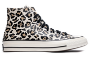 Converse Brand New Chuck 70 High 'Glow in The Dark Leopard Print' Sneakers Size 12M