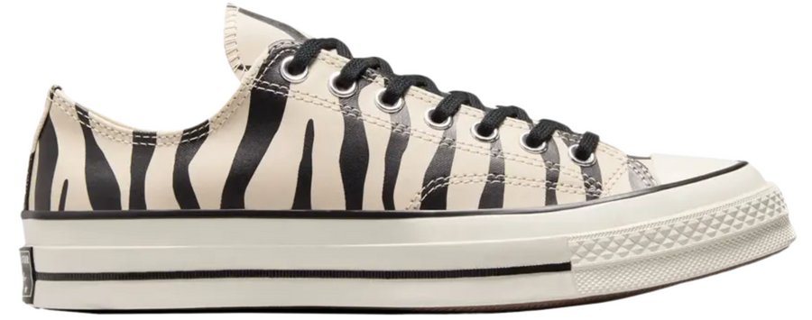 Converse Chuck 70 Low 'Glow-In-The-Dark Zebra Print' Size 5.5 Mens BRAND NEW
