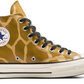Converse Brand New Chuck 70 High 'Giraffe Print' Sneakers Size 10.5M