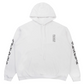 Chrome Hearts Vertical Logo Pullover Hoodie - White - Size Medium