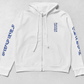 Chrome Hearts Thermal Blue Letter Full Zip Up White Size Small Mens