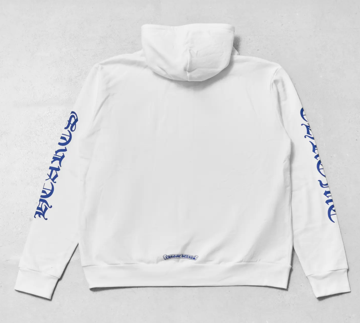 Chrome Hearts Thermal Blue Letter Full Zip Up White Size Small Mens