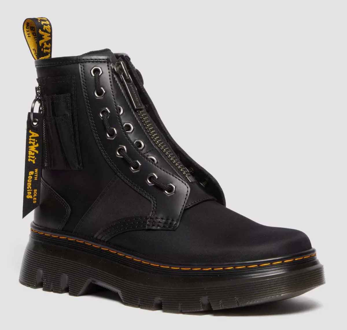 Dr. Marten's X Alpha Industries Tarik Black Utility Boots - Size 8M