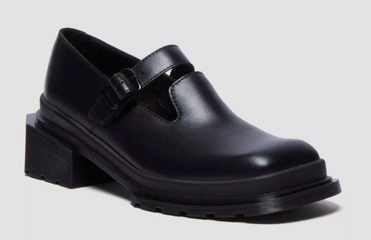 Dr. Marten's Maybole Square Toe Mary Jane Black Shoes - 3.5M