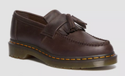 Dr. Marten's Adrian Crazy Horse Leather Brown Tassle Loafers - Size 6M