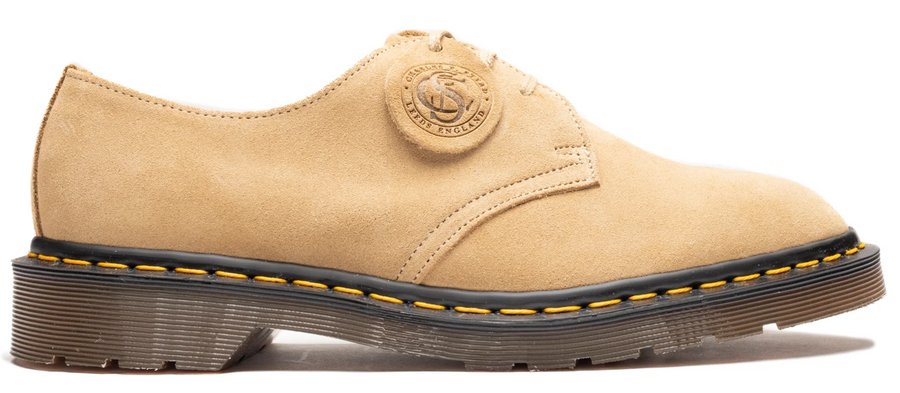 Dr. Marten's 1461 Almond Beige Buck Suede Shoes - Size 12M
