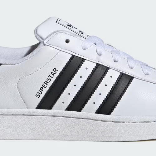 Adidas Originals Superstar 82 Cloud White & Black Sneakers - Size 4M