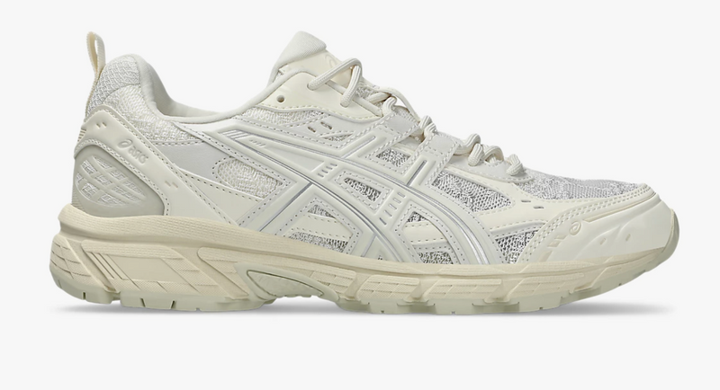 Asics Men's GEL-NUNOBIKI Cream/Pure Silver Sneakers - Size 9.5M