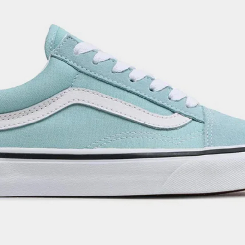 Vans Old Skool Low-Top Canal Blue Unisex Sneakers - Size 4M