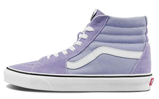 Vans SK8-Hi High Top Light Purple Sneakers - Size 11M