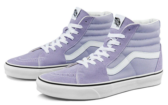 Vans SK8-Hi High Top Light Purple Sneakers - Size 11M