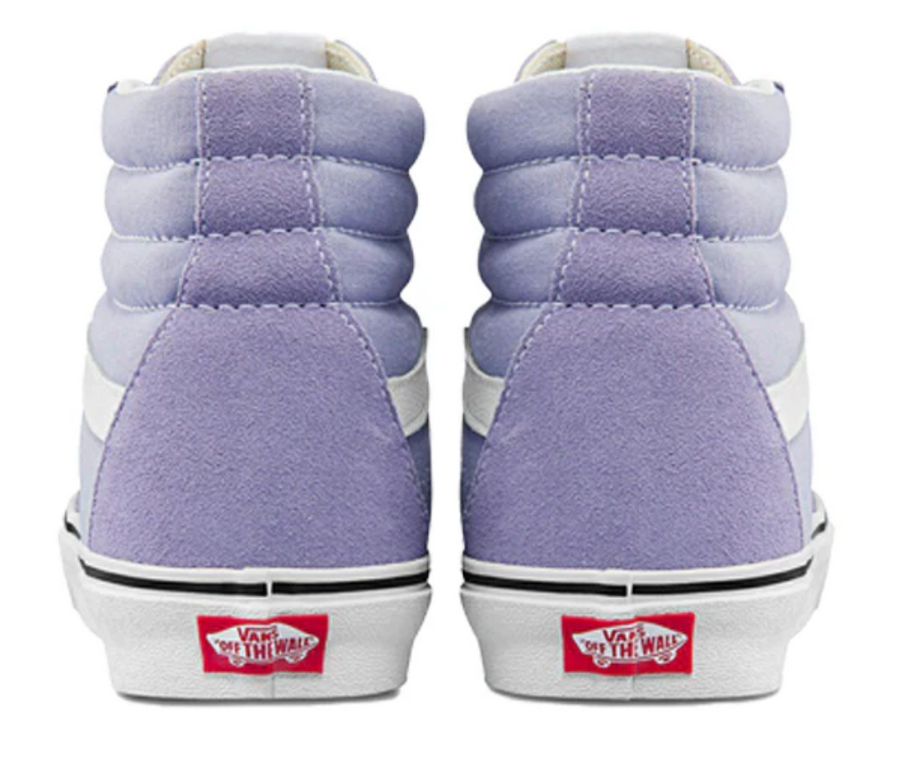Vans SK8-Hi High Top Light Purple Sneakers - Size 11M