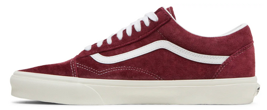 Vans Old Skool 'Pig Suede Pomegranate' Unisex Sneakers - Size 8.5M