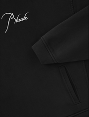 RHUDE Authentic Embroidered Crewneck Sweater-Vintage Black- Size XL MSRP:$680.00