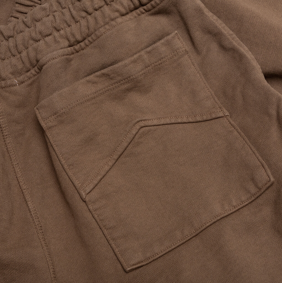 RHUDE Authentic Men's Brown Heavyweight Embroidered Logo Sweatpants SM MSRP: $765