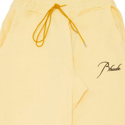 RHUDE Authentic Men's Heavyweight Embroidered Logo Sweatpants in Bone SM MSRP: $765.00