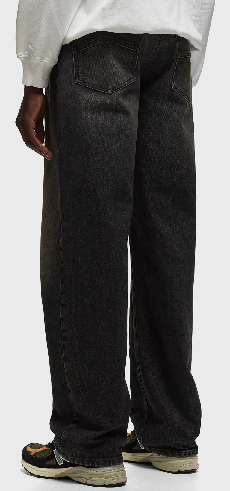 RHUDE Authenitc Wide Leg Black Denim Mens Jeans Size 32 MSRP:$795.00