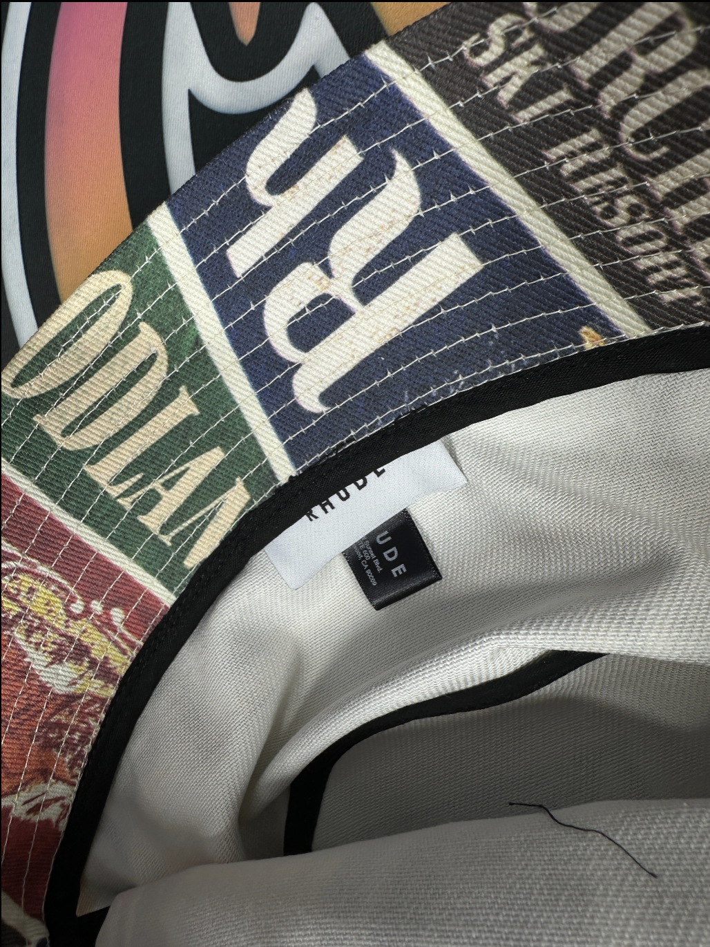 Rhude Collegiate Bucket Hat - Multicolor